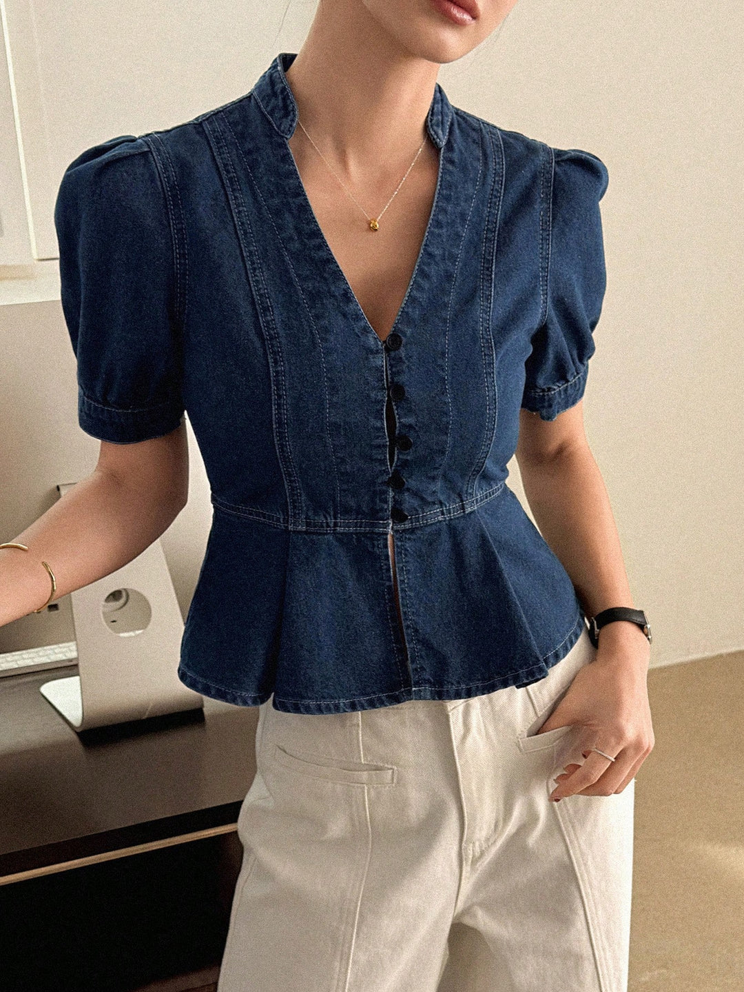 Top SHEIN, albastru