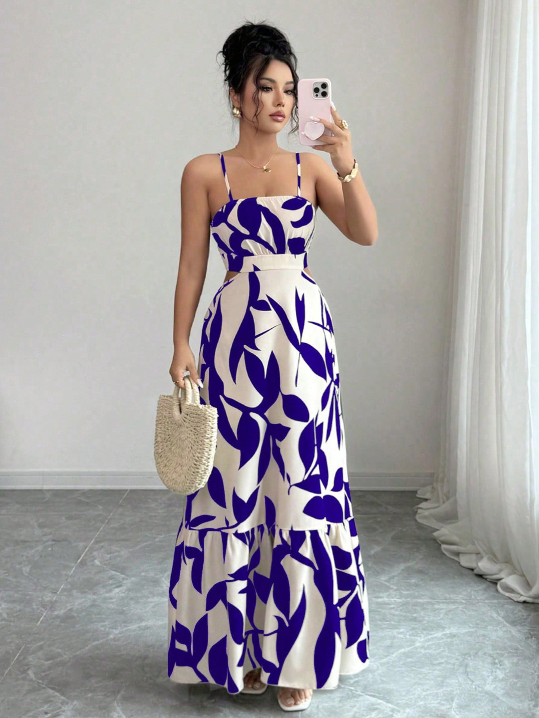 Rochie maxi SHEIN, albastru