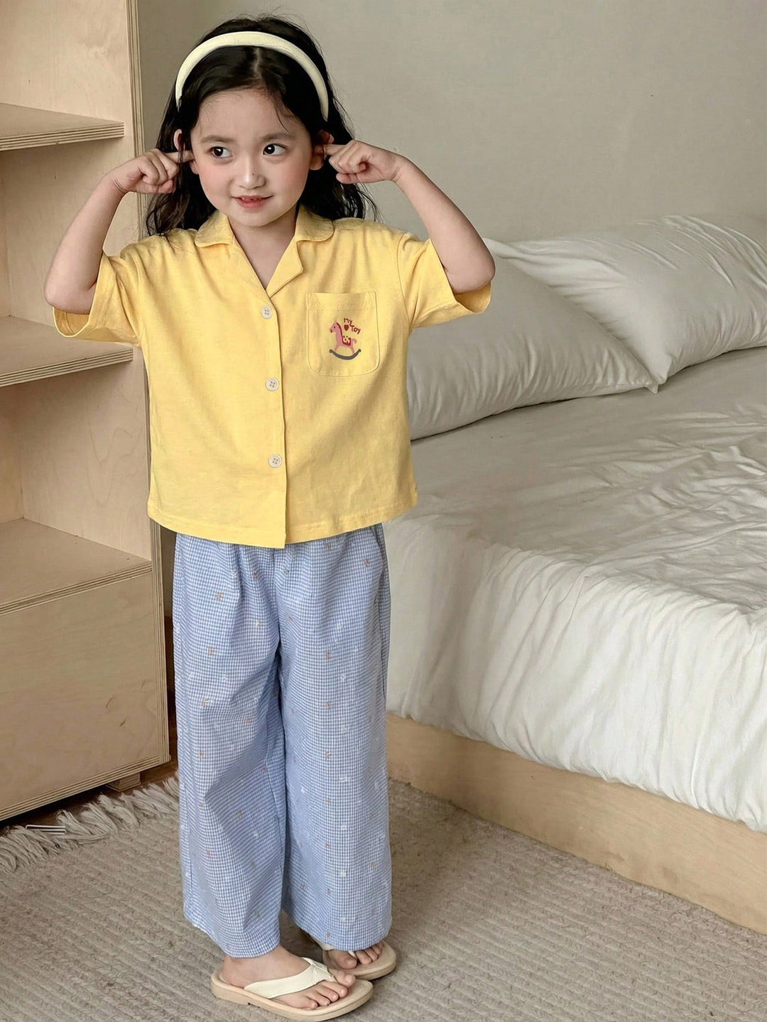 Pijama SHEIN, galben