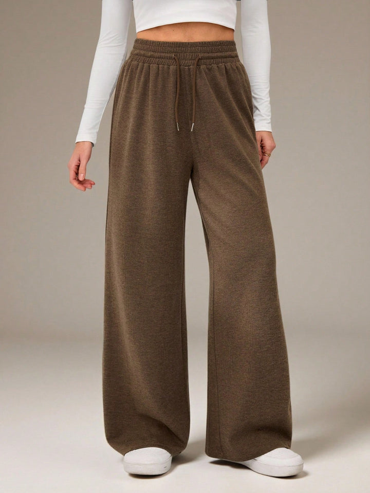Pantaloni SHEIN, maro