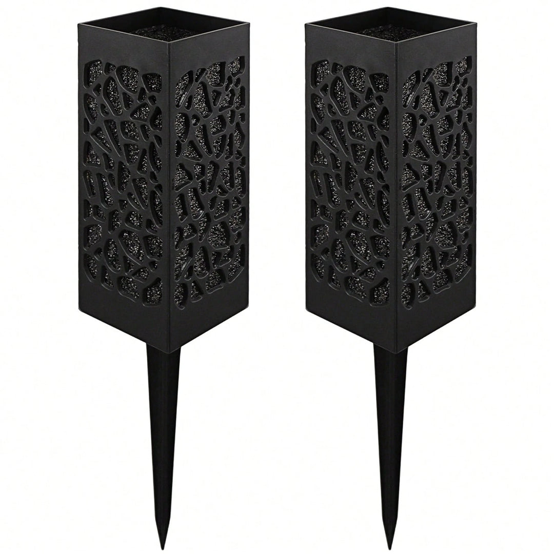 Set vaze de flori pentru grădină SHEIN, negru