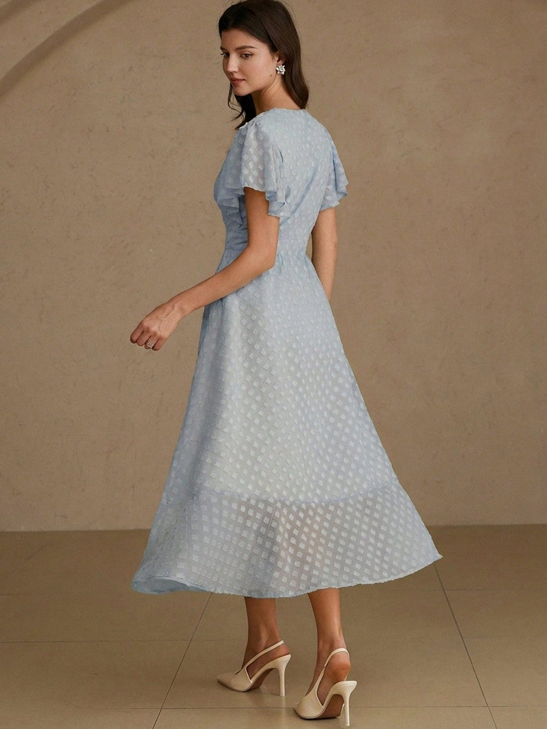 Rochie midi SHEIN, albastru