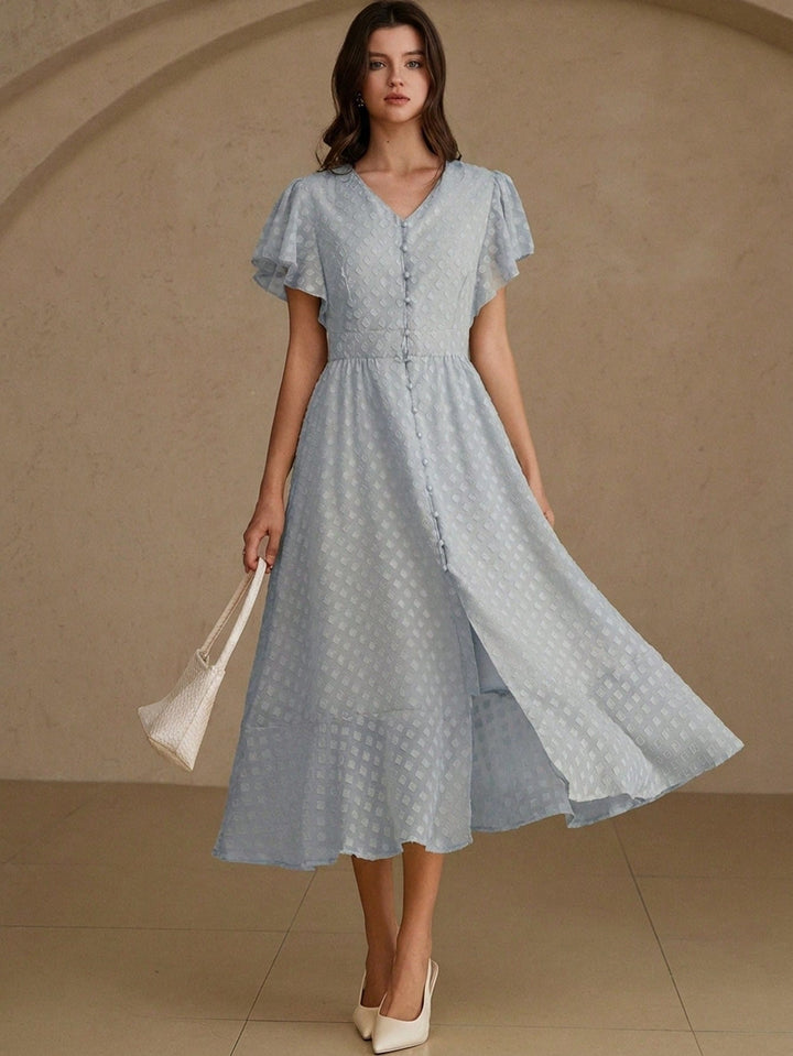 Rochie midi SHEIN, albastru