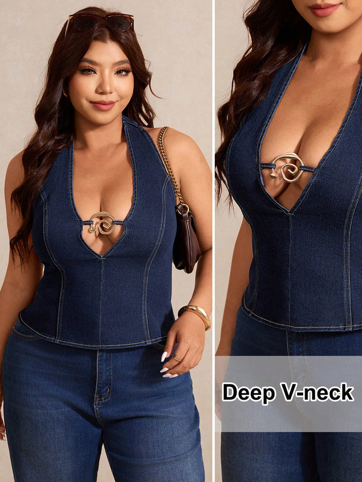 Top SHEIN, albastru