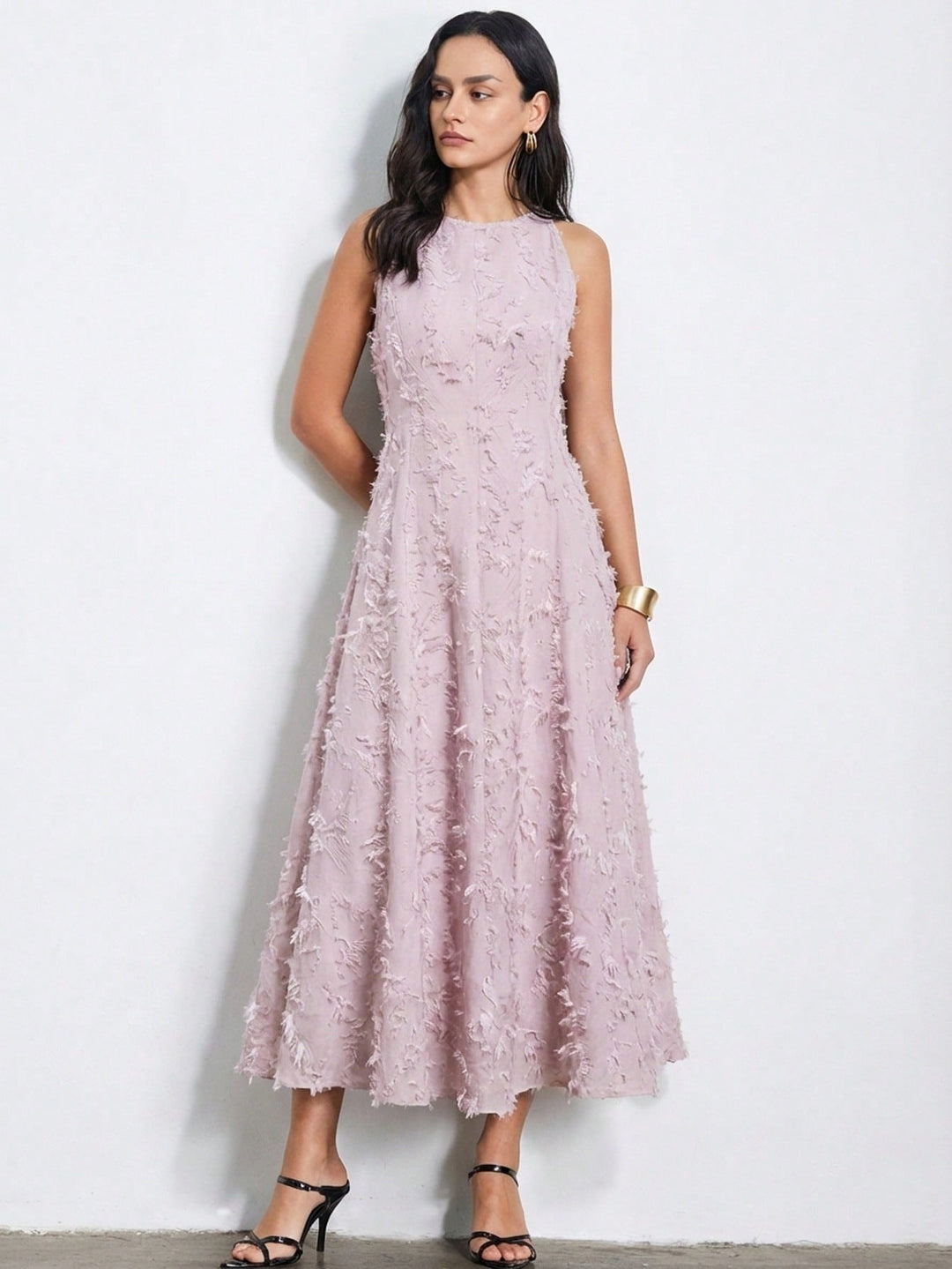 Rochie maxi SHEIN, roz