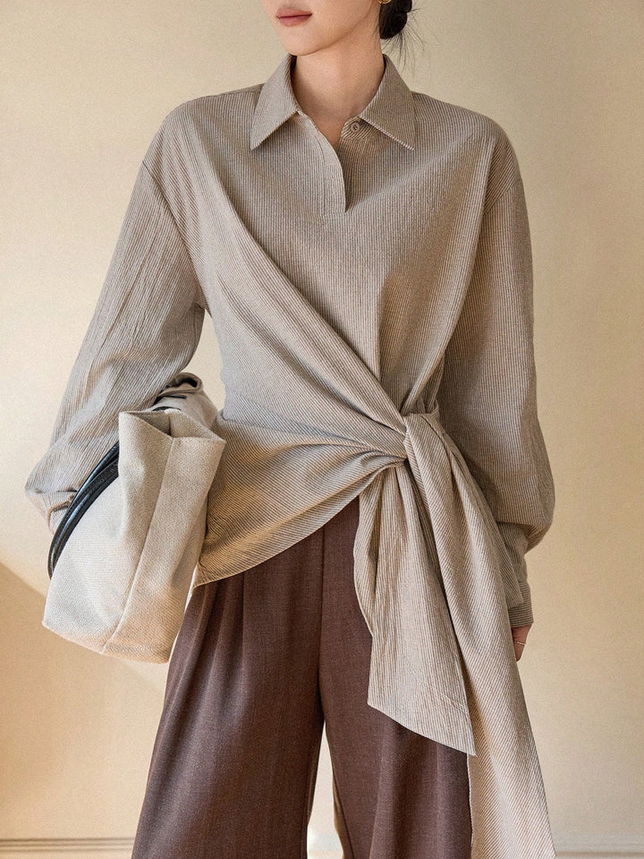 Cămașă casual SHEIN, kaki