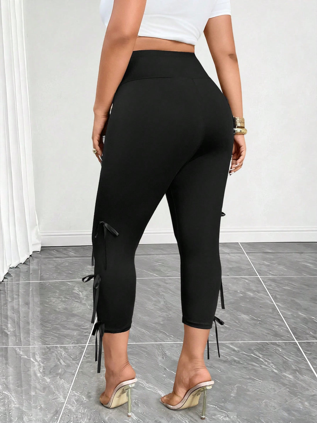 Leggings SHEIN, fekete
