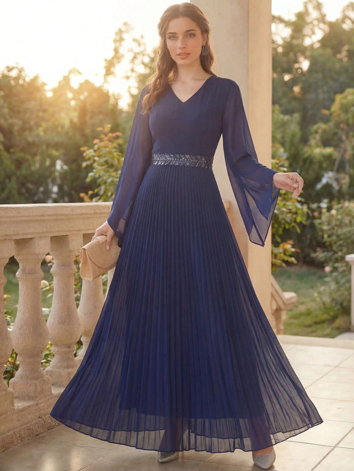 Rochie maxi SHEIN, albastru