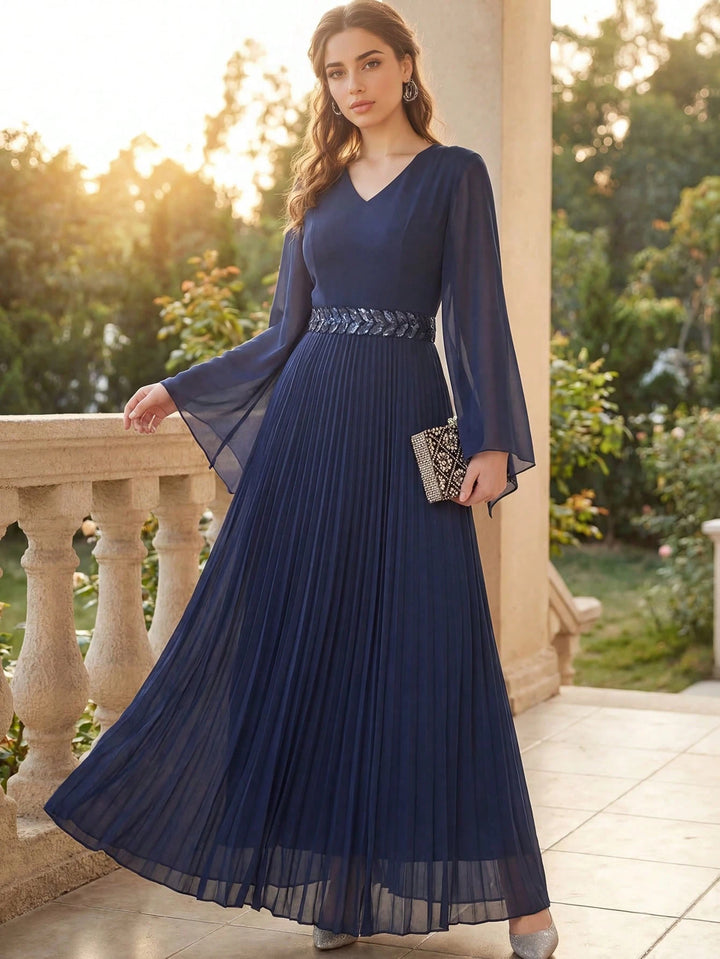 Rochie maxi SHEIN, albastru