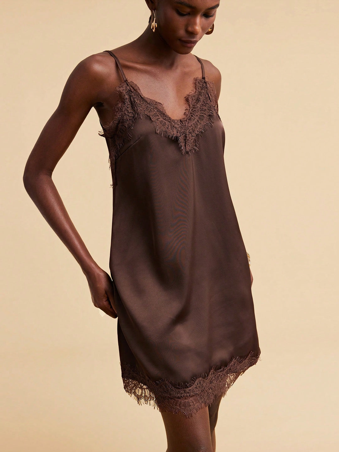 Rochie mini SHEIN, maro