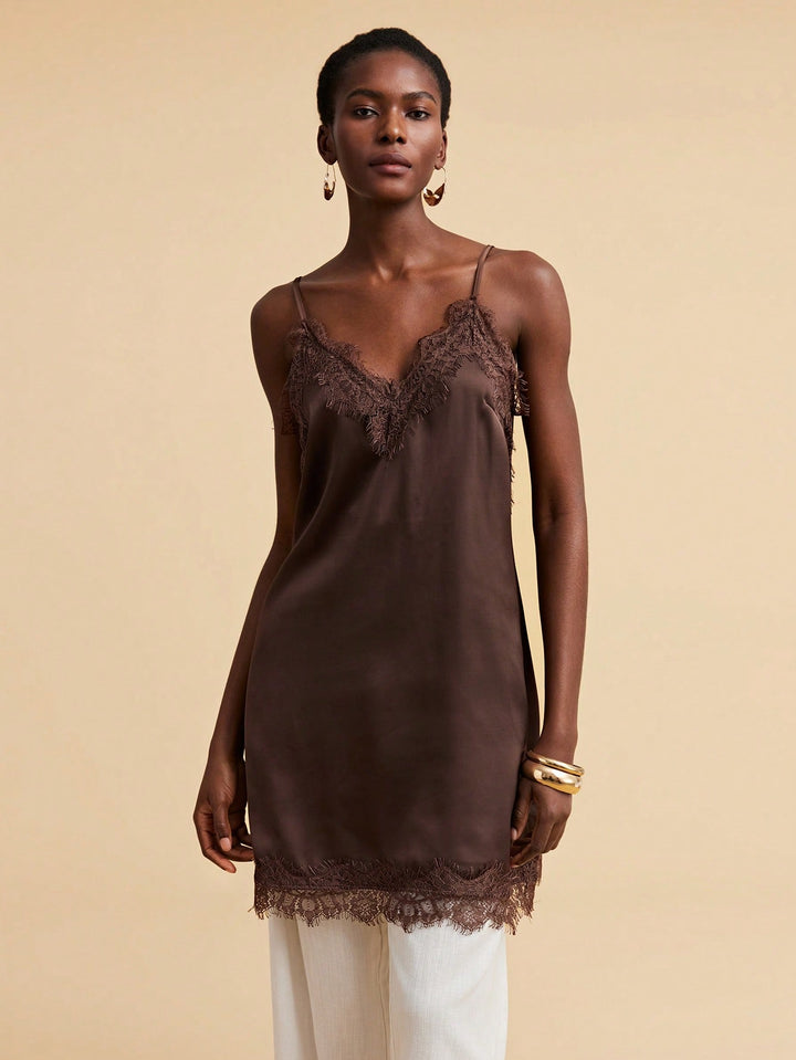Rochie mini SHEIN, maro