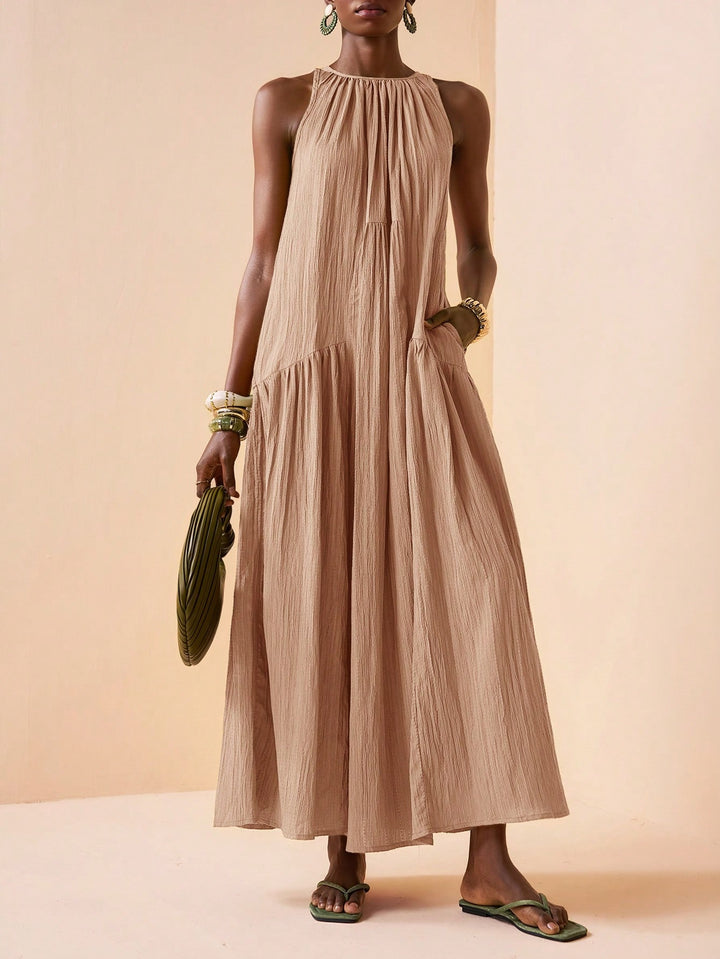 Rochie maxi SHEIN, kaki