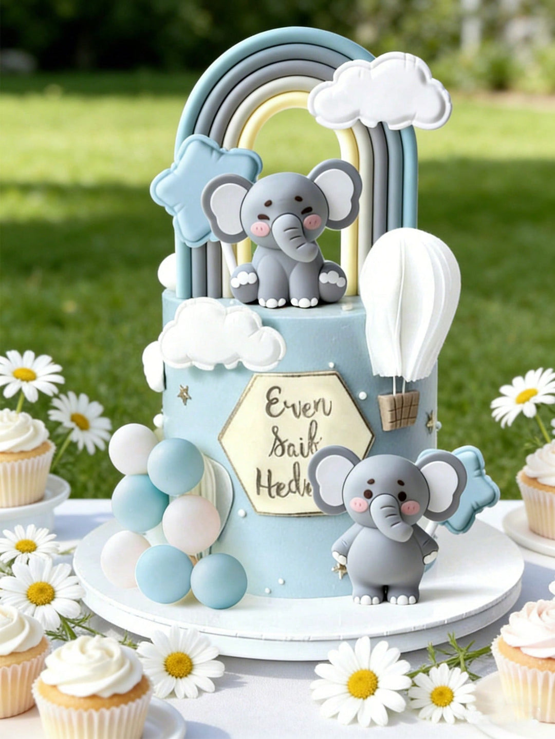 Topper de tort SHEIN, mix culori