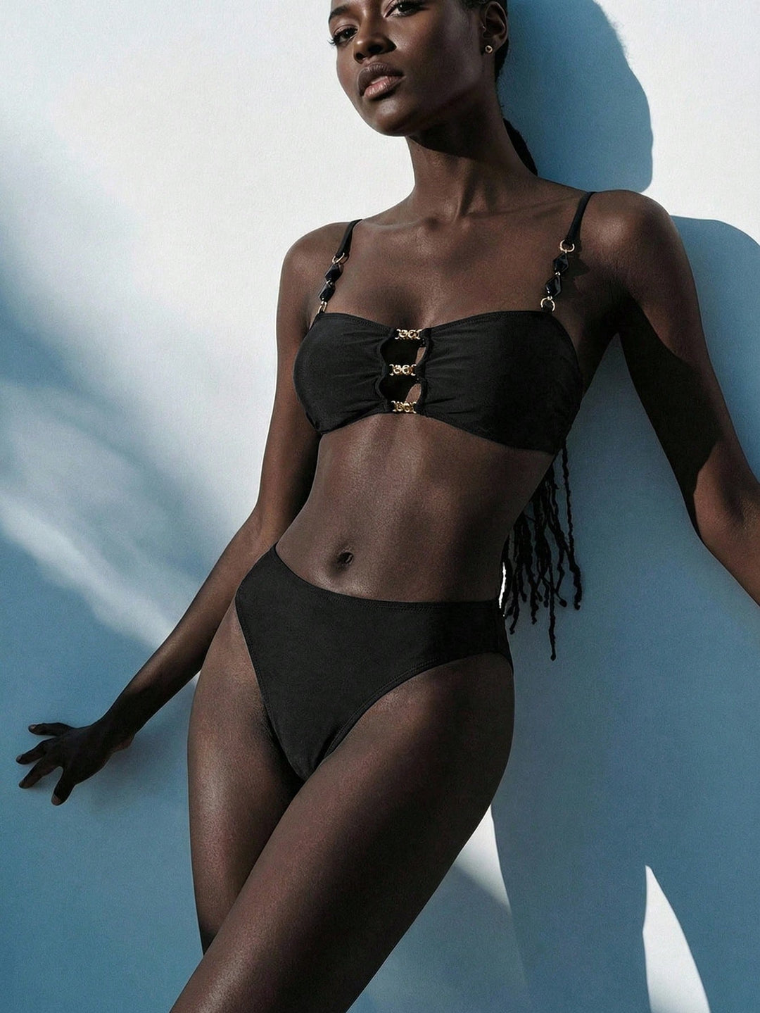 Set bikini SHEIN, negru