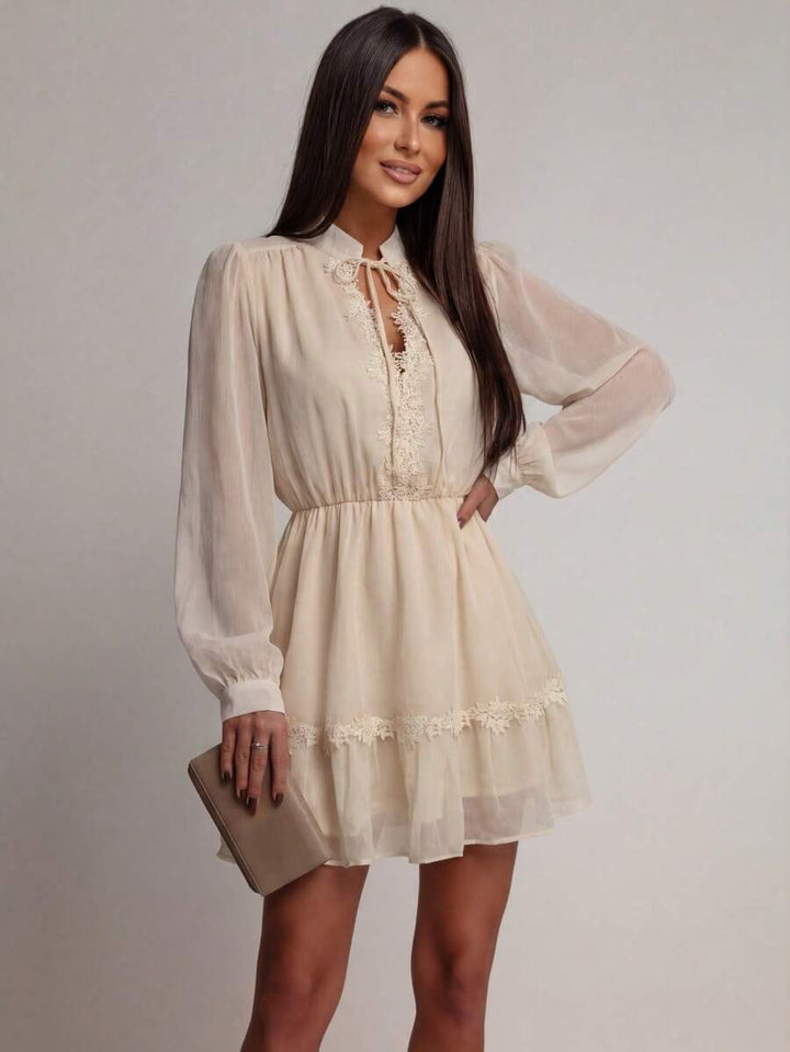 Rochie mini SHEIN, crem