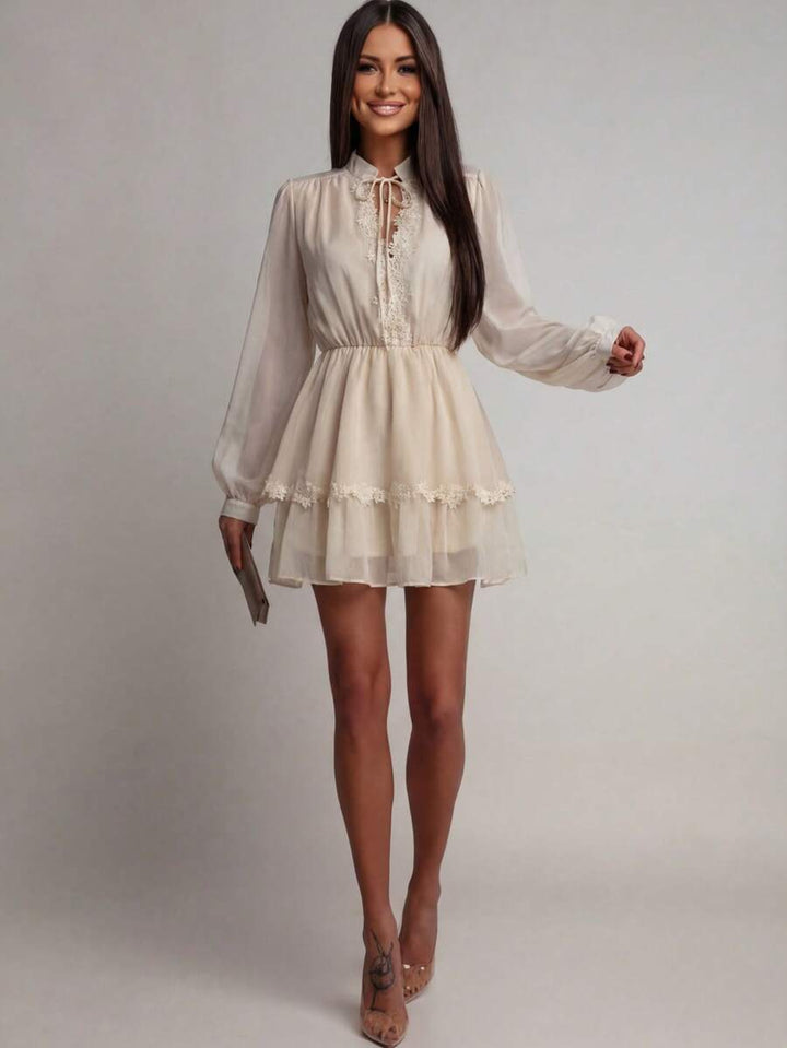 Rochie mini SHEIN, crem