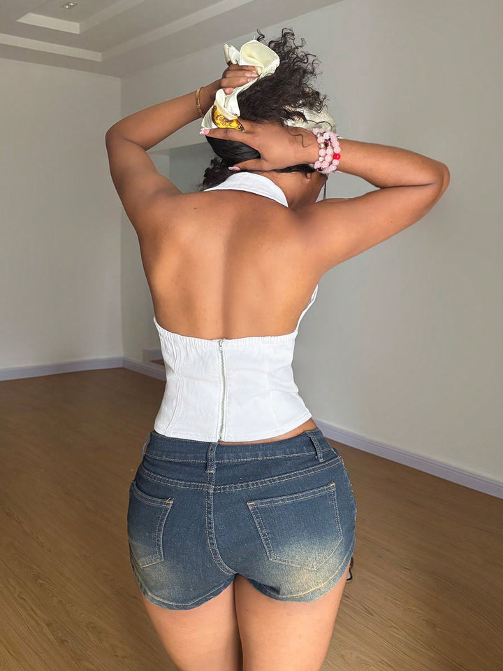 Top SHEIN, alb