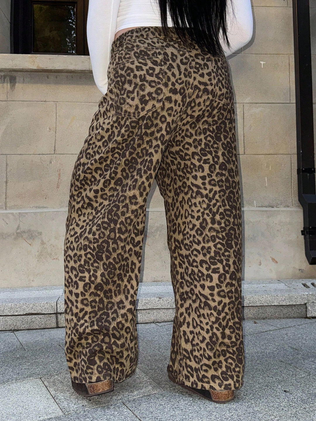 Jeans SHEIN, maro