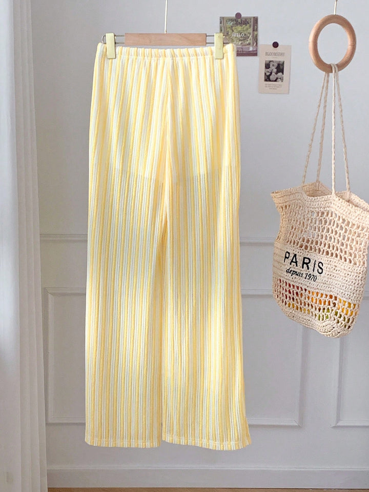 Pantaloni SHEIN, galben