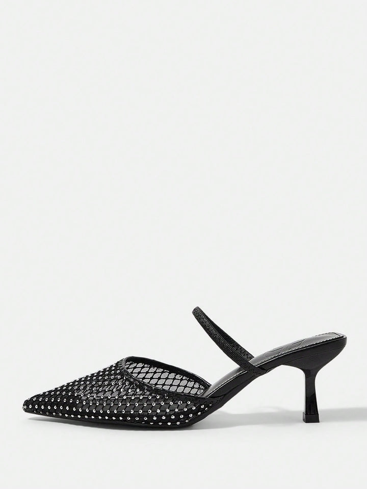 Pantofi cu toc SHEIN, negru