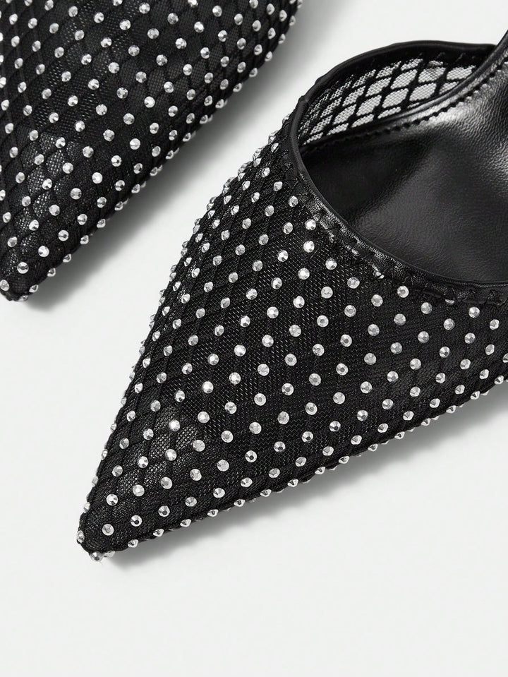 Pantofi cu toc SHEIN, negru