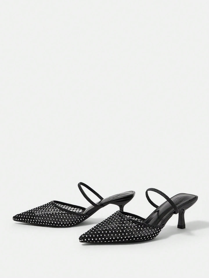 Pantofi cu toc SHEIN, negru