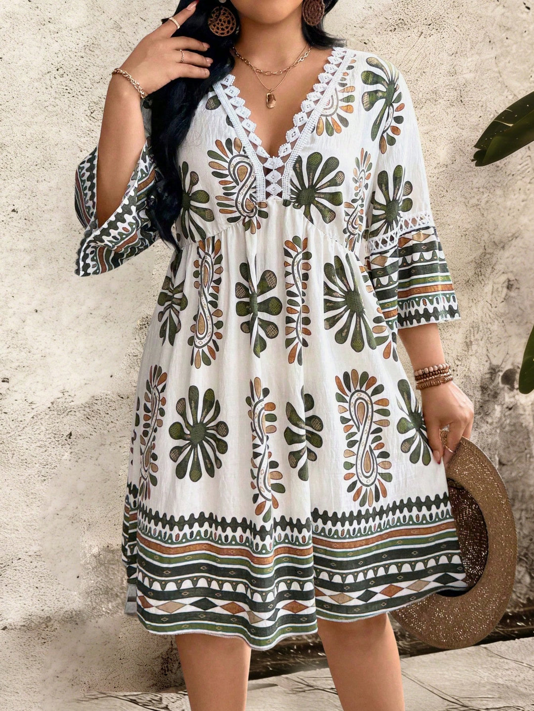 Rochie SHEIN, kaki