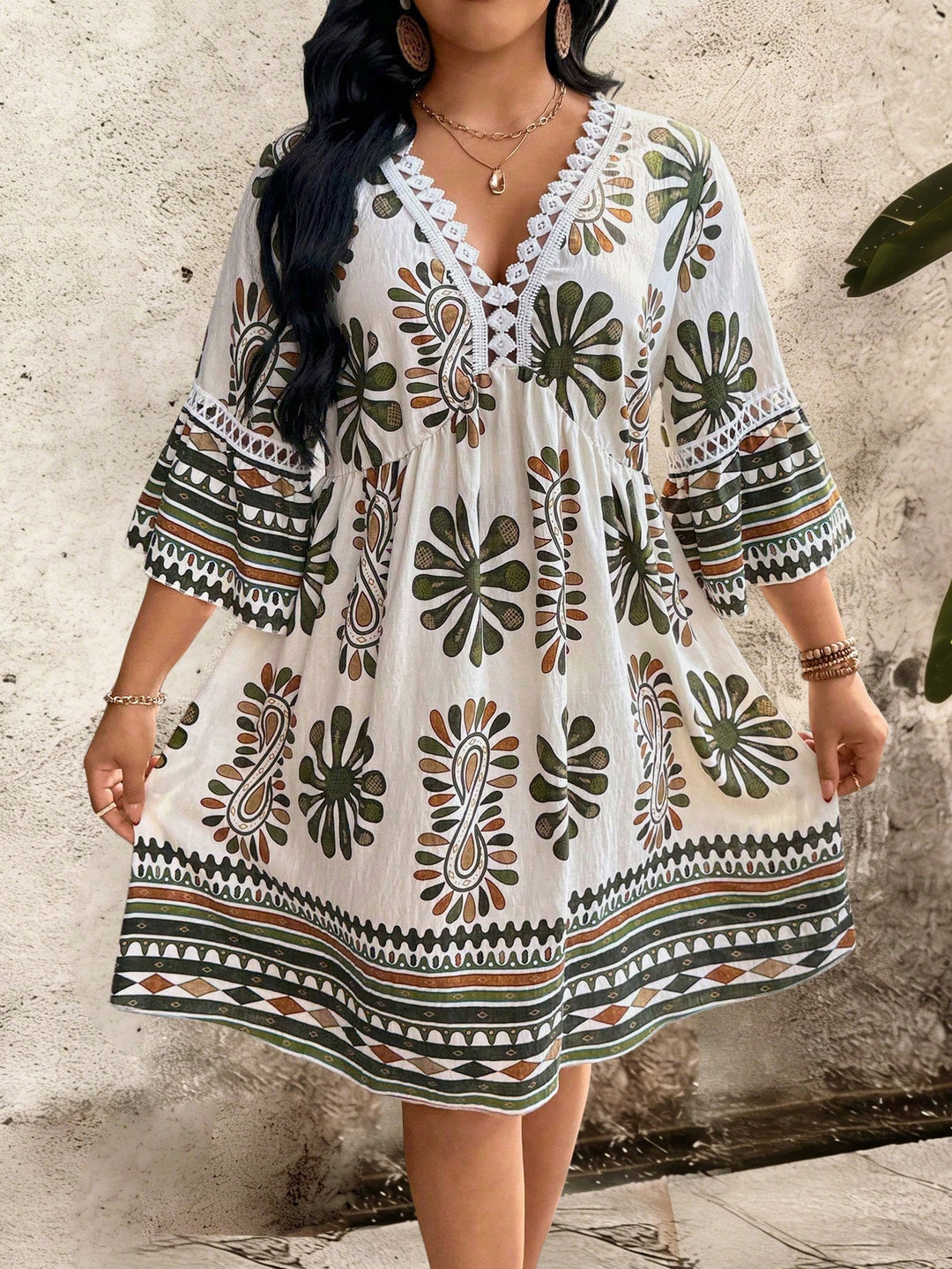 Rochie SHEIN, kaki