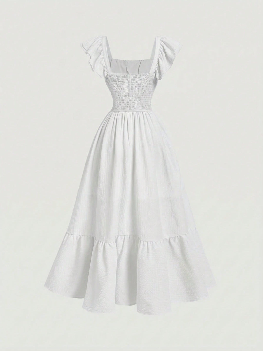 Rochie maxi SHEIN, alb
