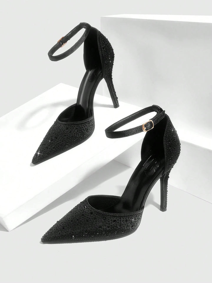 Pantofi cu toc SHEIN, negru