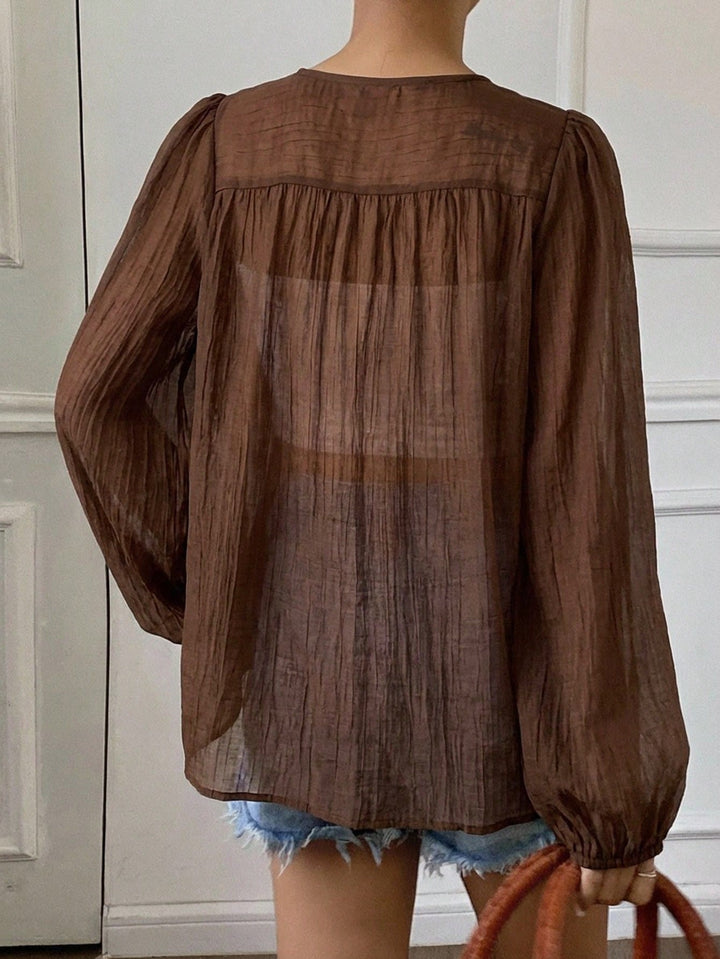 Bluza SHEIN, maro