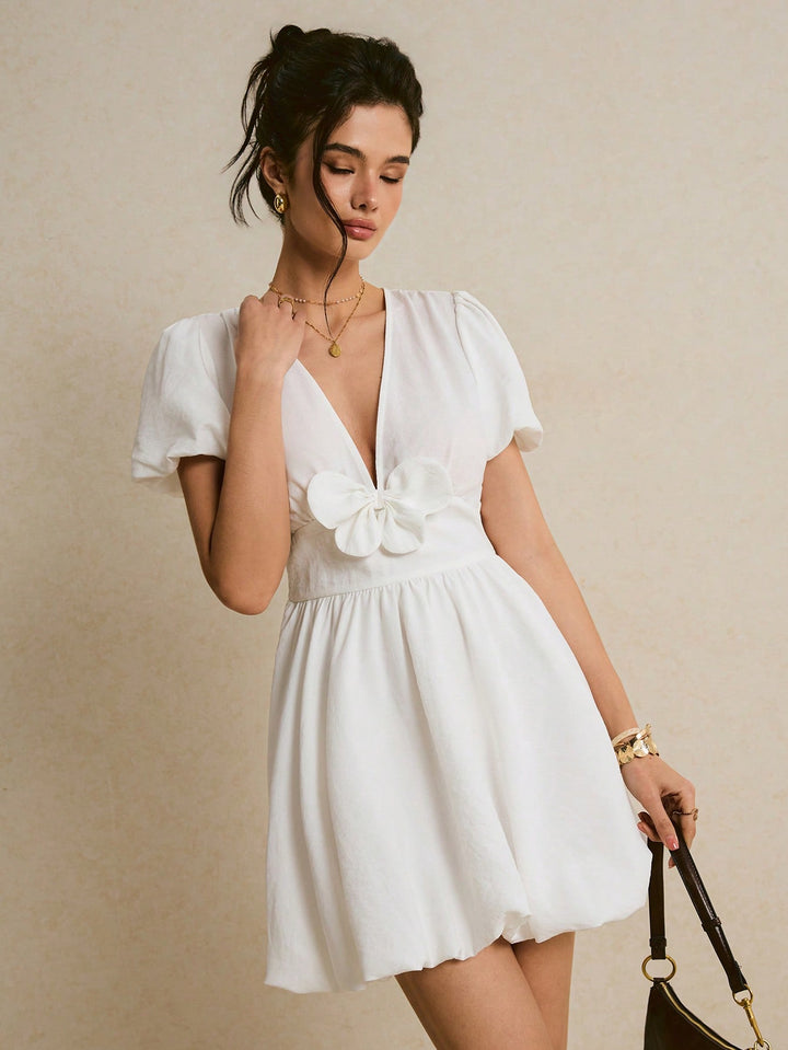 Rochie scurtă SHEIN, alb