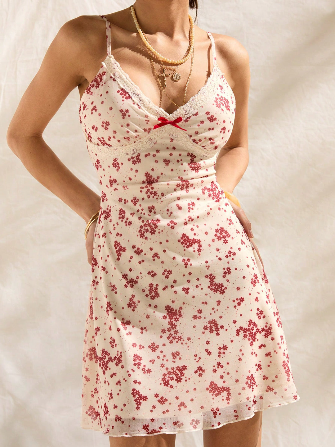 Rochie mini SHEIN, portocaliu
