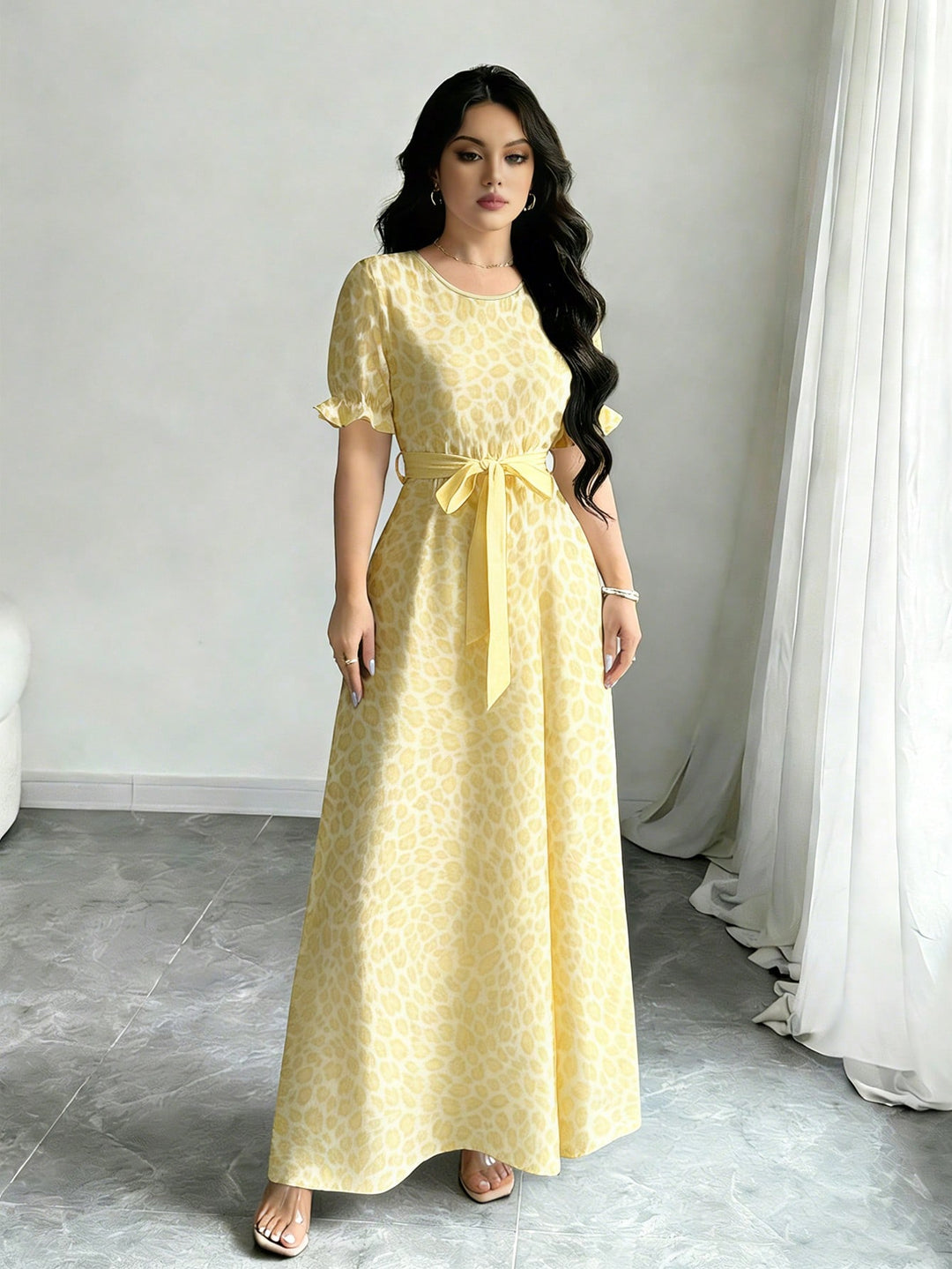 Rochie maxi SHEIN, mix culori
