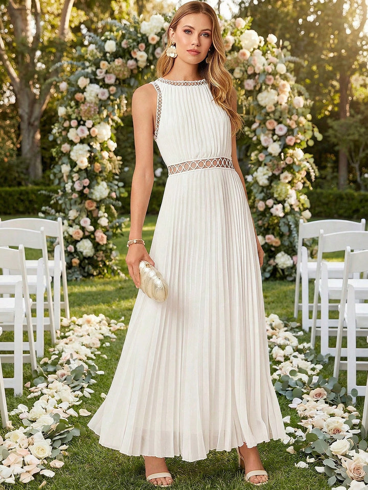 Rochie maxi SHEIN, alb