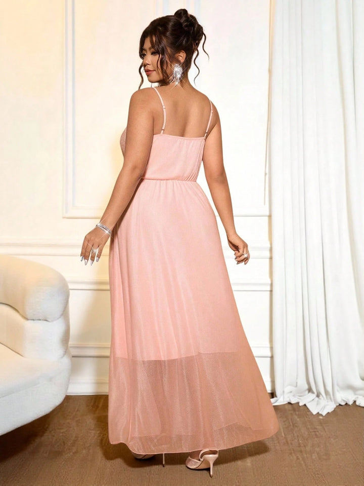 Rochie maxi SHEIN, roz