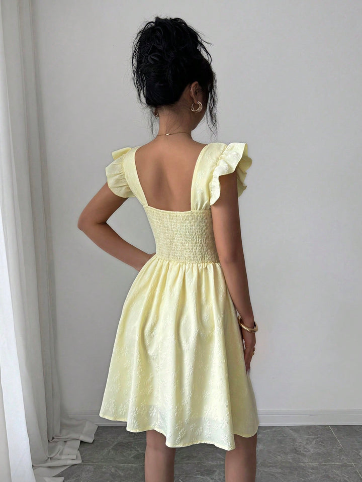 Rochie mini SHEIN, galben