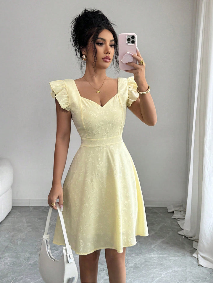 Rochie mini SHEIN, galben