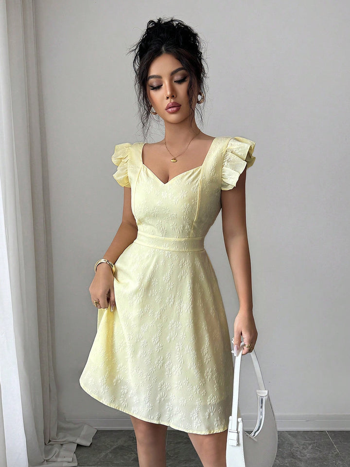 Rochie mini SHEIN, galben