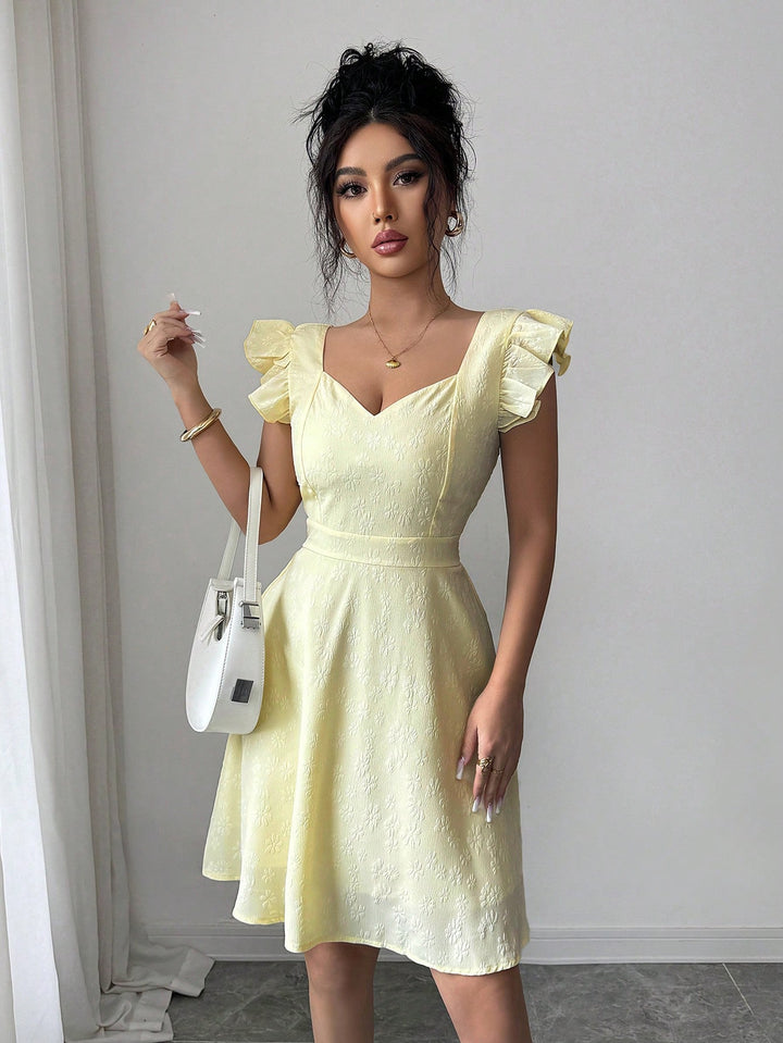 Rochie mini SHEIN, galben