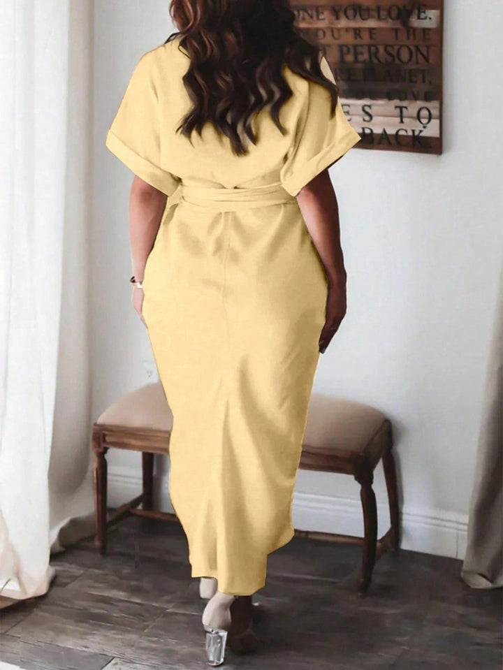 Rochie maxi SHEIN, galben