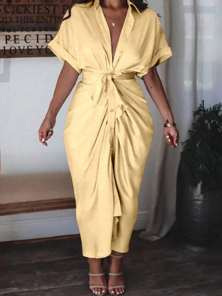 Rochie maxi SHEIN, galben