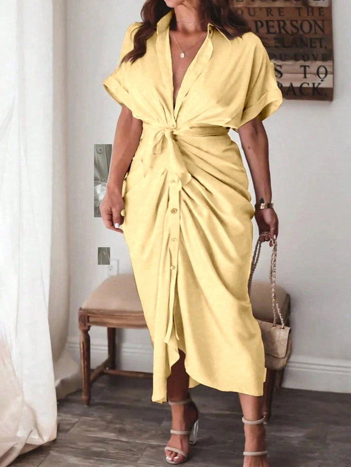 Rochie maxi SHEIN, galben