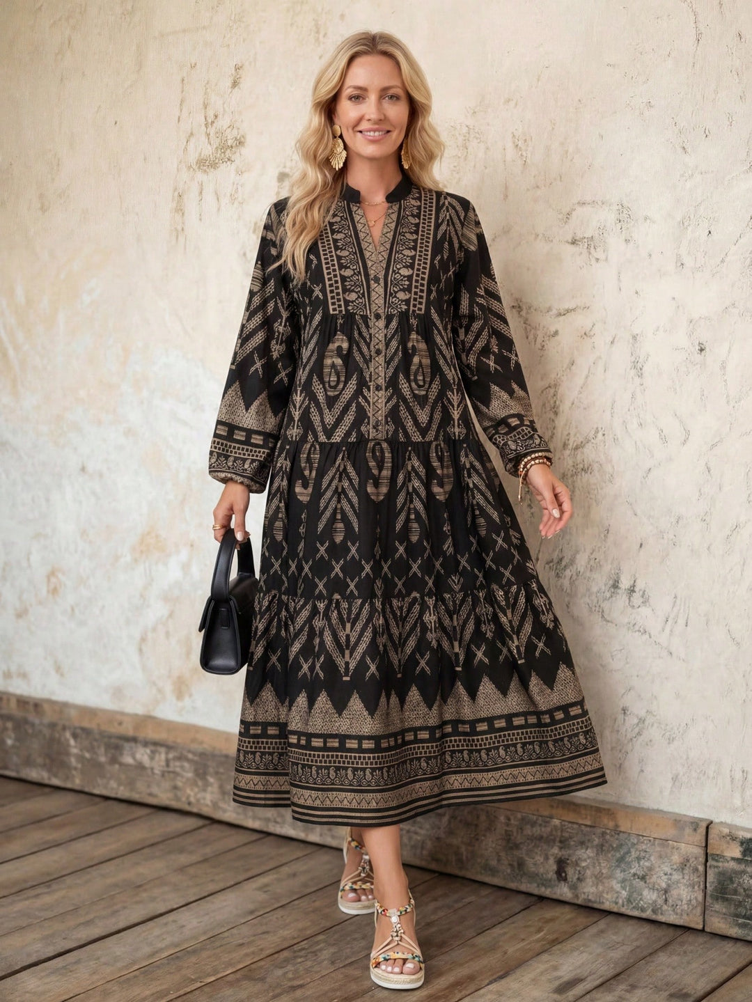 Rochie maxi SHEIN, negru