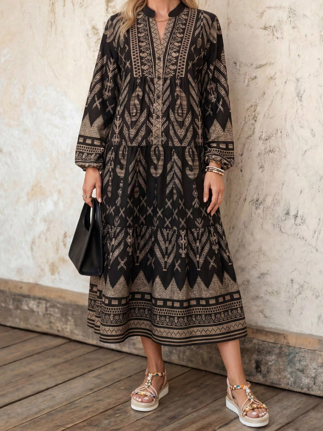 Rochie maxi SHEIN, negru