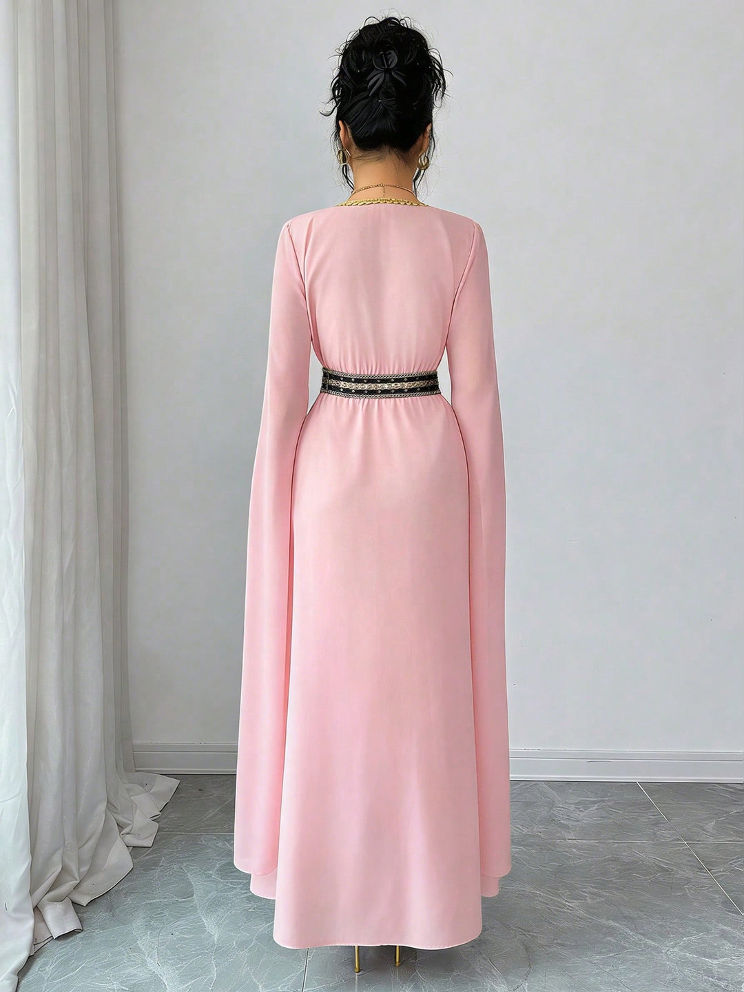 Rochie maxi SHEIN, roz