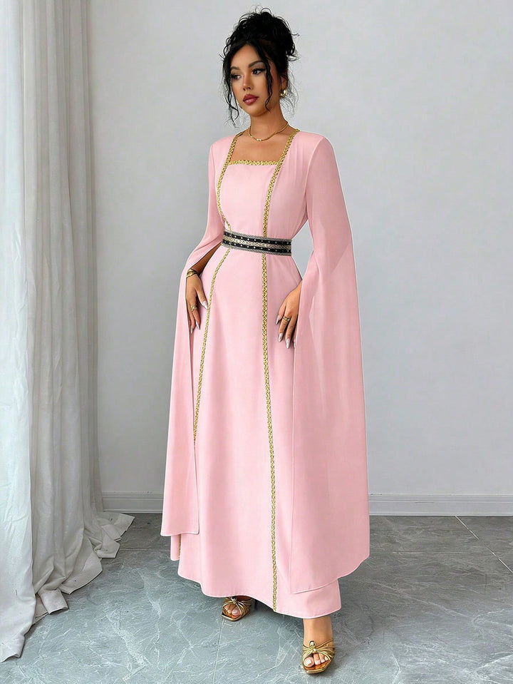 Rochie maxi SHEIN, roz