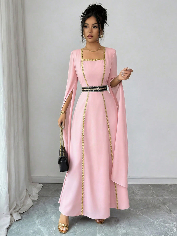 Rochie maxi SHEIN, roz