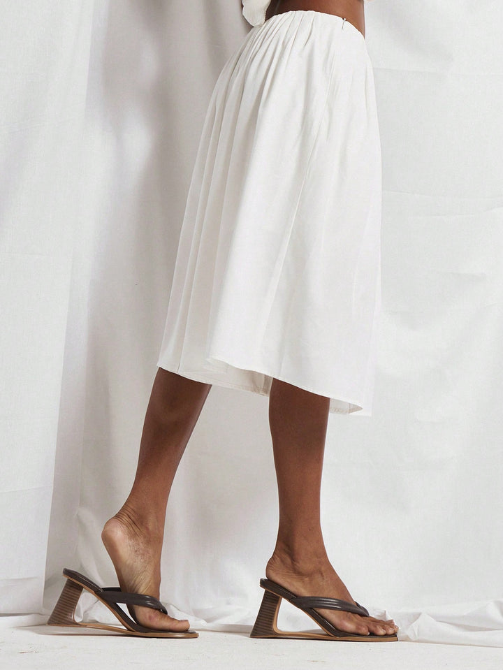 Pantaloni SHEIN, alb