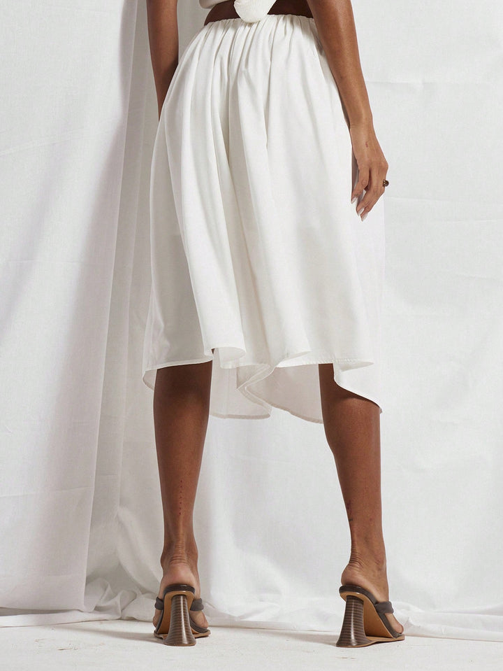 Pantaloni SHEIN, alb
